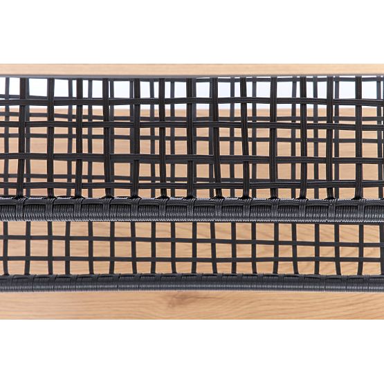 Scaffale REG-21 - rovere dorato/nero