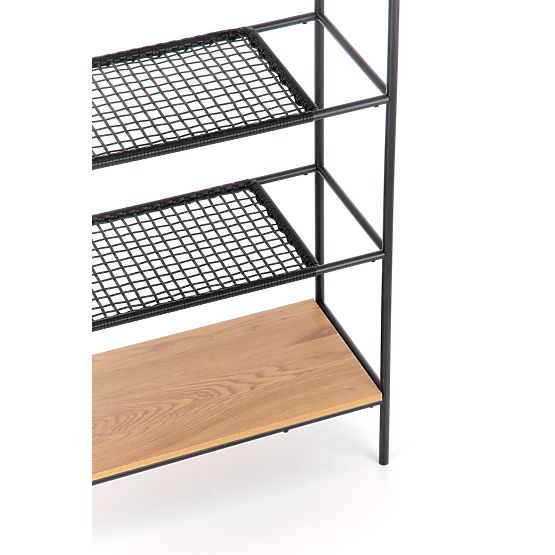 Scaffale REG-21 - rovere dorato/nero