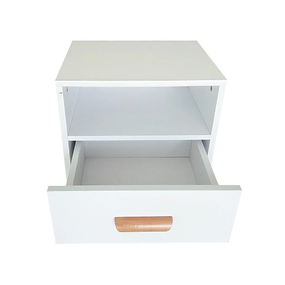 SCANDI comodino con cassetto