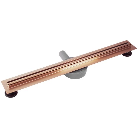 Scarico lineare REA NEOX SLIM PRO rame spazzolato 60