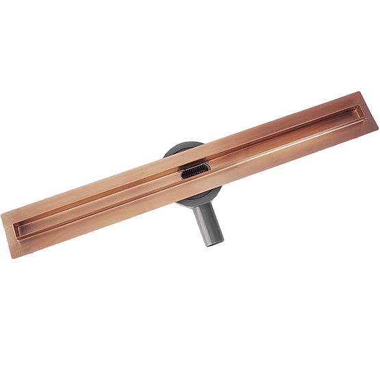 Scarico lineare REA NEOX SLIM PRO rame spazzolato 60
