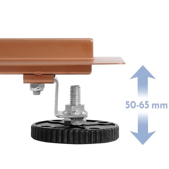 Scarico lineare REA NEOX SLIM PRO rame spazzolato 70