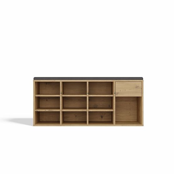 Scarpiera aperta TALLIN ROVERE ARTISAN per l'ingresso