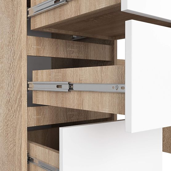 SCRIVANIA A-11 CLP 6SZ PK SONOMA / BIANCO