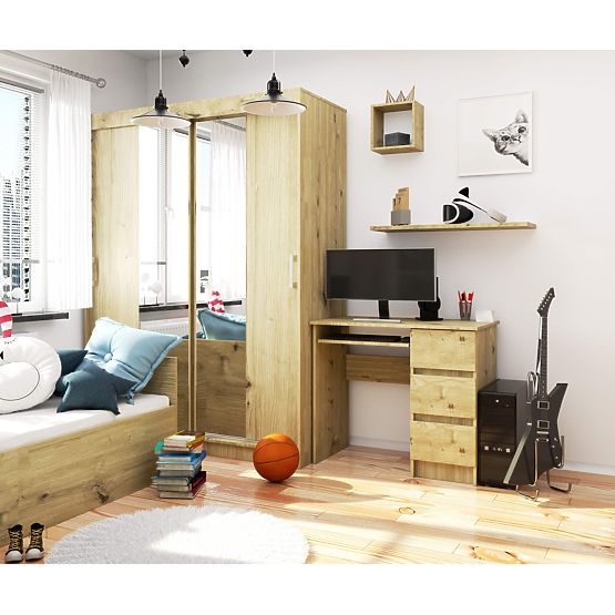 SCRIVANIA A-6 CLP ROVERE ARTISAN DESTRA