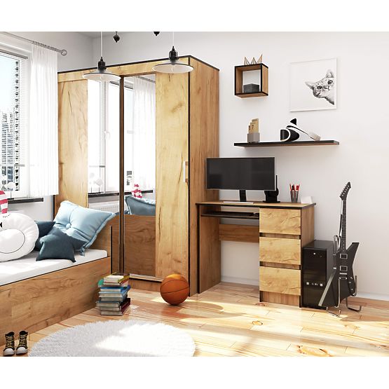 SCRIVANIA A-6 CLP ROVERE CRAFT DESTRA