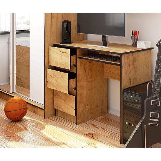 SCRIVANIA A-6 CLP ROVERE CRAFT SINISTRA