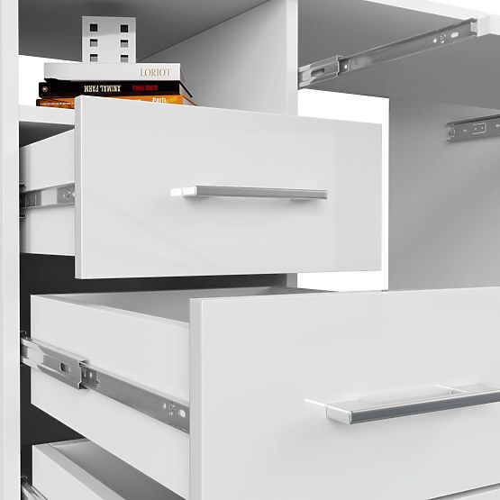 SCRIVANIA ANA PK BIANCO / LUCIDO BIANCO