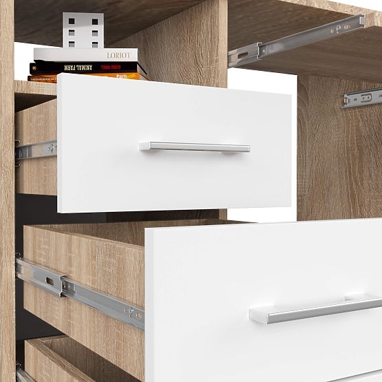 SCRIVANIA ANA PK ROVERE SONOMA / BIANCO