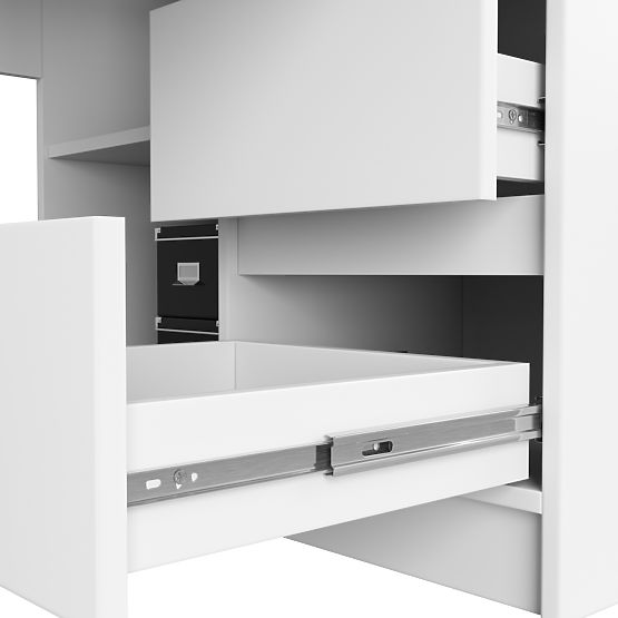 SCRIVANIA ANGOLARE B20 CLP DESTRA PK BIANCA