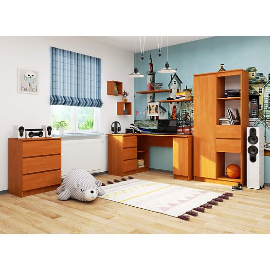 SCRIVANIA ANGOLARE B20 CLP SINISTRA OLMO