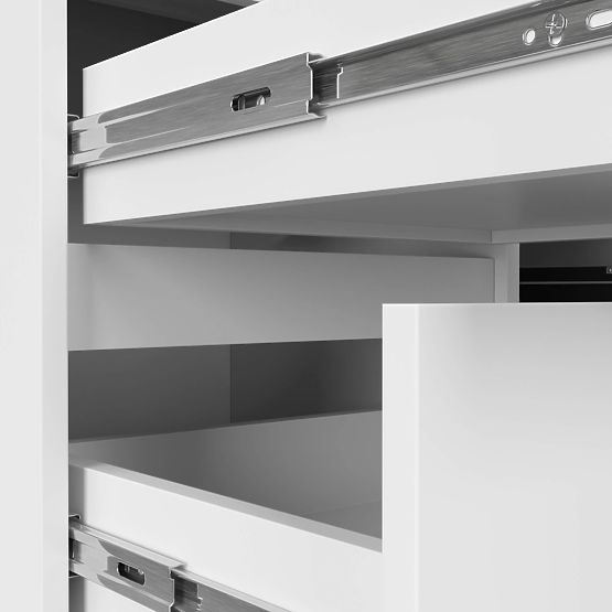 SCRIVANIA ANGOLARE B20 CLP SINISTRA PK BIANCA