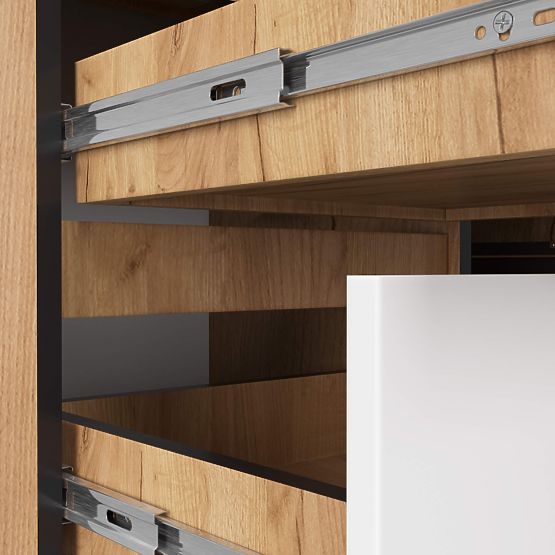 SCRIVANIA ANGOLARE B20 CLP SINISTRA PK ROVERE CRAFT / BIANCO