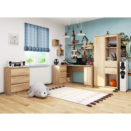 SCRIVANIA ANGOLARE B20 CLP SINISTRA PK SONOMA