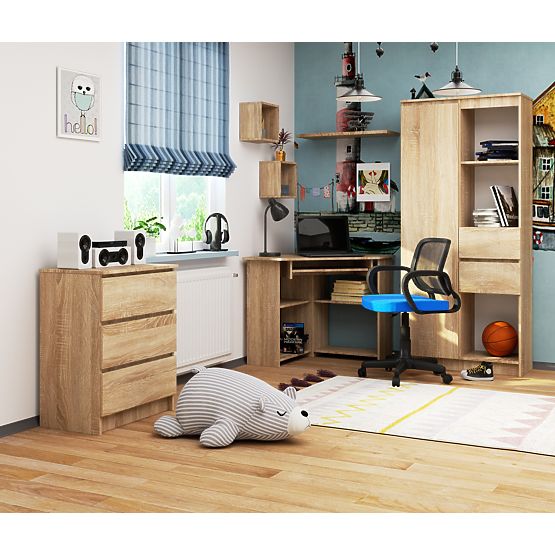 SCRIVANIA ANGOLARE TED PK ROVERE SONOMA