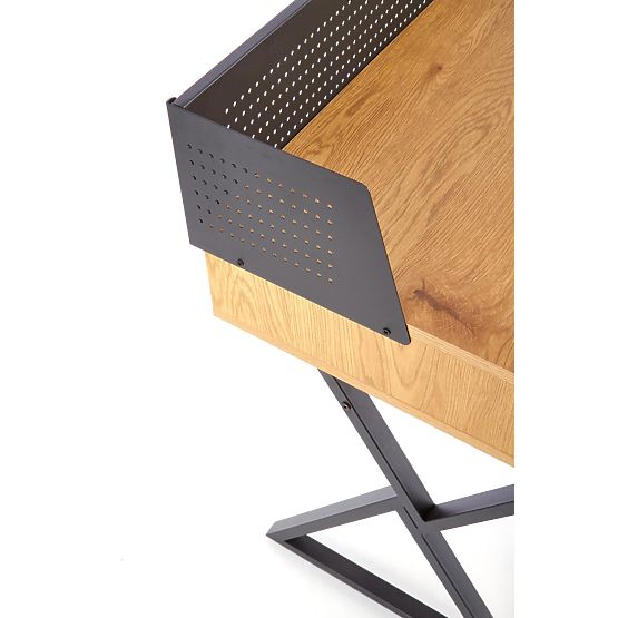 Scrivania B43 - rovere dorato / nero