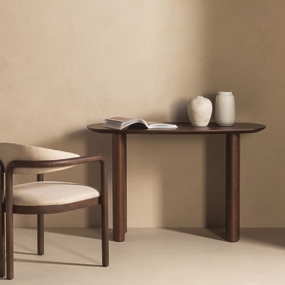 Scrivania/console Oriento 120 cm, rovere scuro
