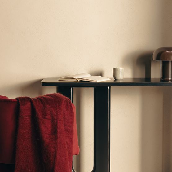 Scrivania/Consolle Lichi 120 cm, nero, archi