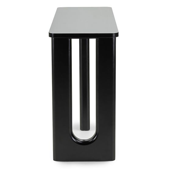 Scrivania/Consolle Lichi 120 cm, nero, archi