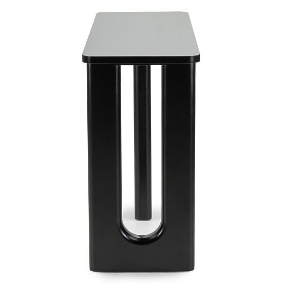 Scrivania/Consolle Lichi 120 cm, nero, archi