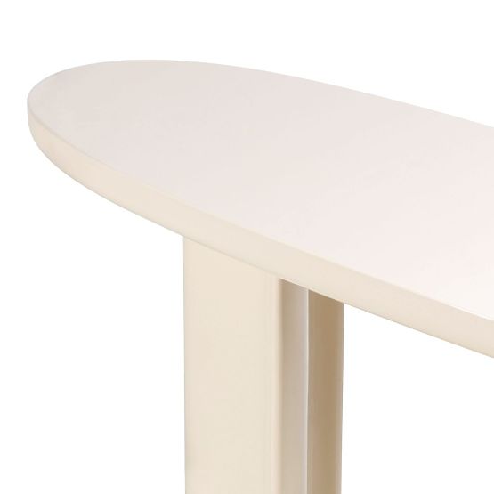 Scrivania/Consolle Puro 120 cm, beige chiaro, lucida