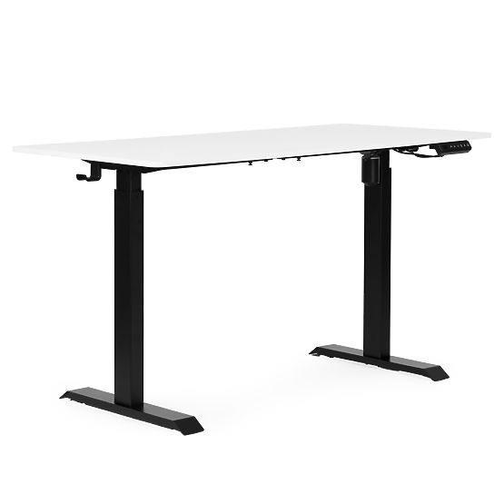 Scrivania elettrica regolabile 140x70 cm, altezza regolabile 76-121 cm ModernHome