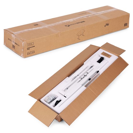 Scrivania elettrica regolabile in altezza 120x60 cm, altezza 72-117 cm ModernHome