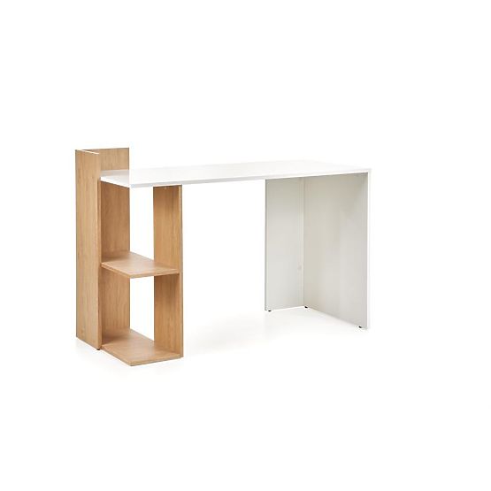 Scrivania FINO - rovere dorato / bianco