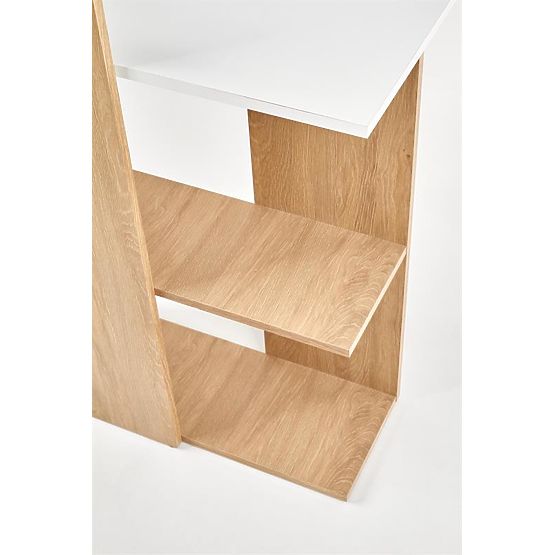 Scrivania FINO - rovere dorato / bianco