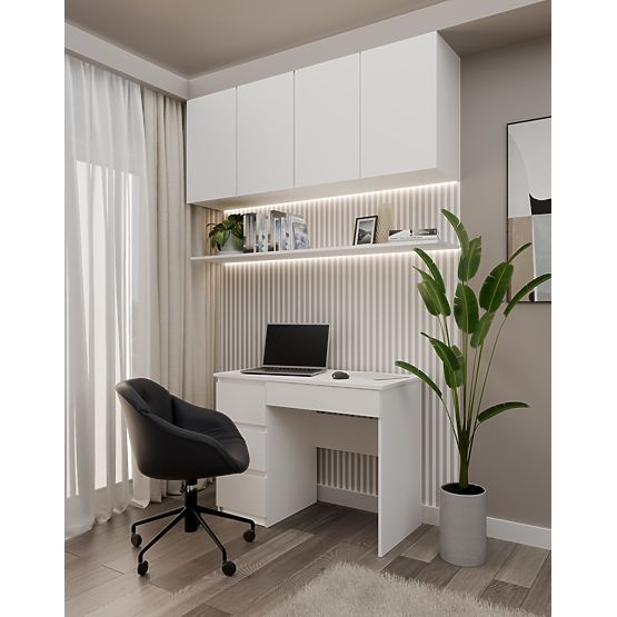 Scrivania Mijas SINISTRA BIANCO