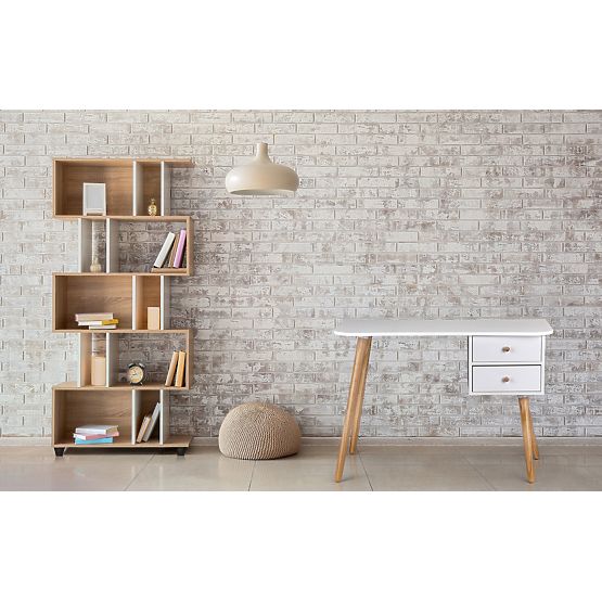 Scrivania moderna per computer con 2 cassetti MODERNHOME