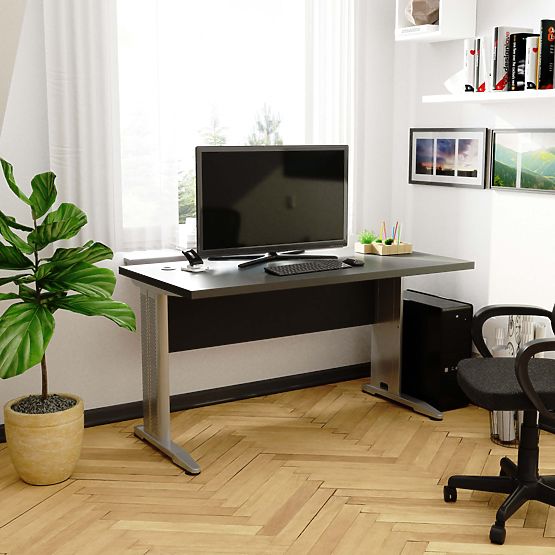 SCRIVANIA PER COMPUTER BM-135 GRIGIO