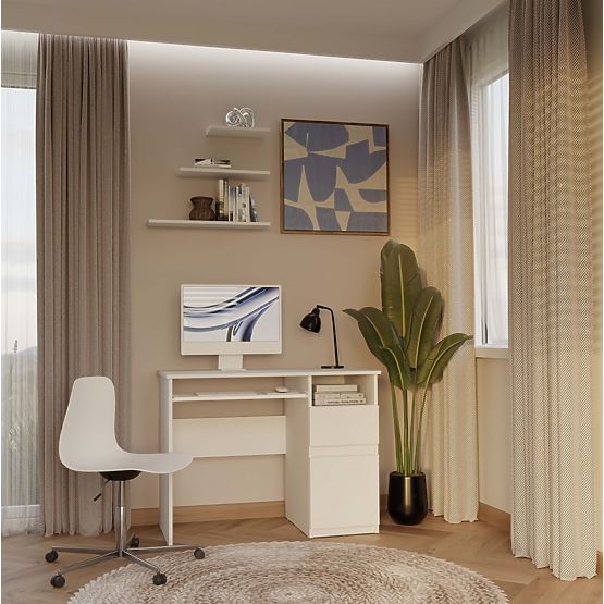 Scrivania PORTO DESTRA BIANCA