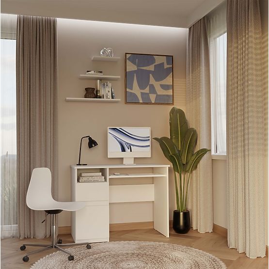 Scrivania PORTO SINISTRA BIANCA