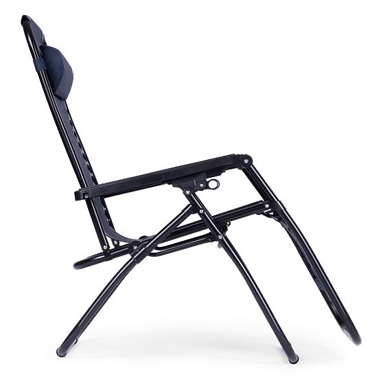Sdraio da giardino con schienale regolabile ZERO GRAVITY ModernHome - blu