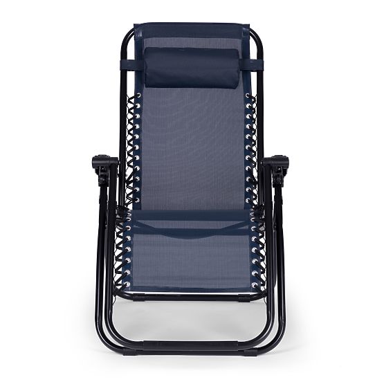 Sdraio da giardino con schienale regolabile ZERO GRAVITY ModernHome - blu