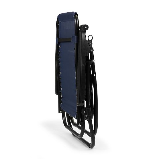 Sdraio da giardino con schienale regolabile ZERO GRAVITY ModernHome - blu