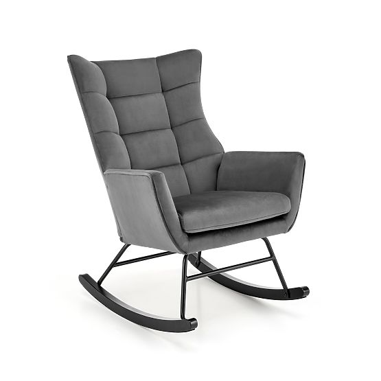 Sedia a dondolo BAZALTO grigia (1p=1ks)