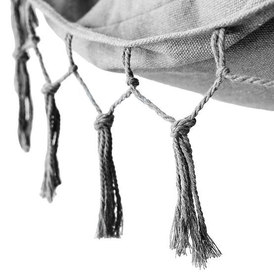 Sedia a dondolo brasiliana BAHIO grigia