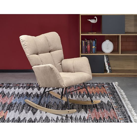 Sedia a dondolo VASCO - beige