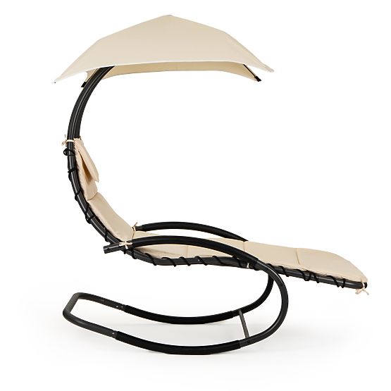 Sedia a sdraio da giardino a dondolo con amaca