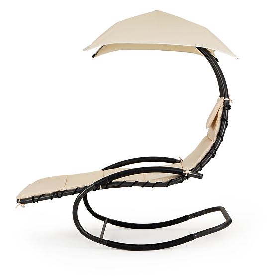 Sedia a sdraio da giardino a dondolo con amaca