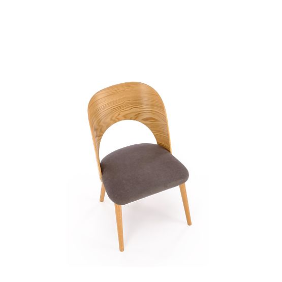 Sedia CADIZ rovere naturale / grigio (1p=2pz)