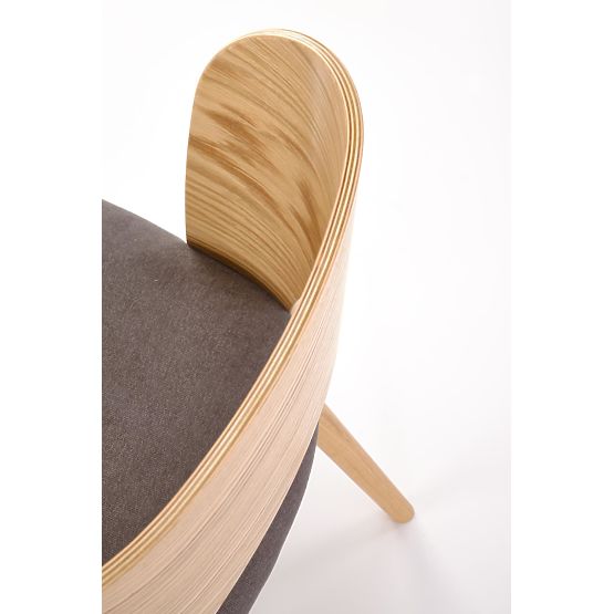 Sedia CADIZ rovere naturale / grigio (1p=2pz)