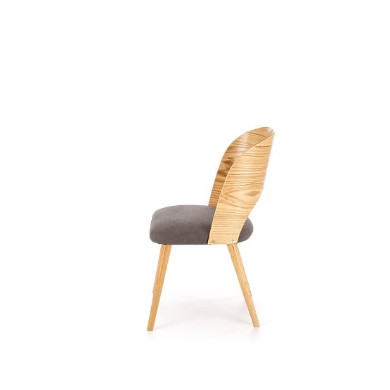 Sedia CADIZ rovere naturale / grigio (1p=2pz)