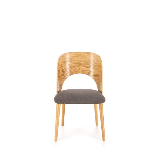 Sedia CADIZ rovere naturale / grigio (1p=2pz)