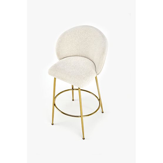 Sedia da bar H116 crema/oro (1p=2ks)