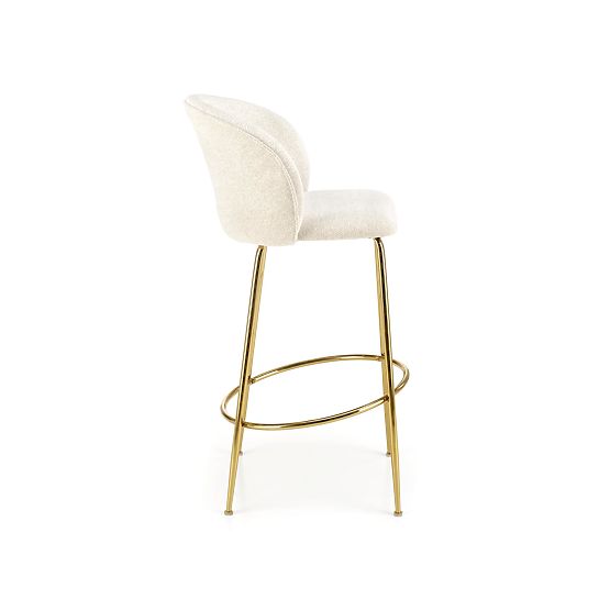 Sedia da bar H116 crema/oro (1p=2ks)