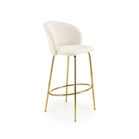 Sedia da bar H116 crema/oro (1p=2ks)