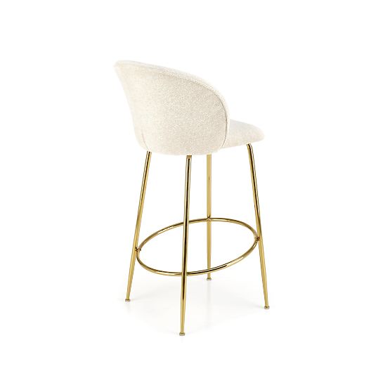 Sedia da bar H116 crema/oro (1p=2ks)